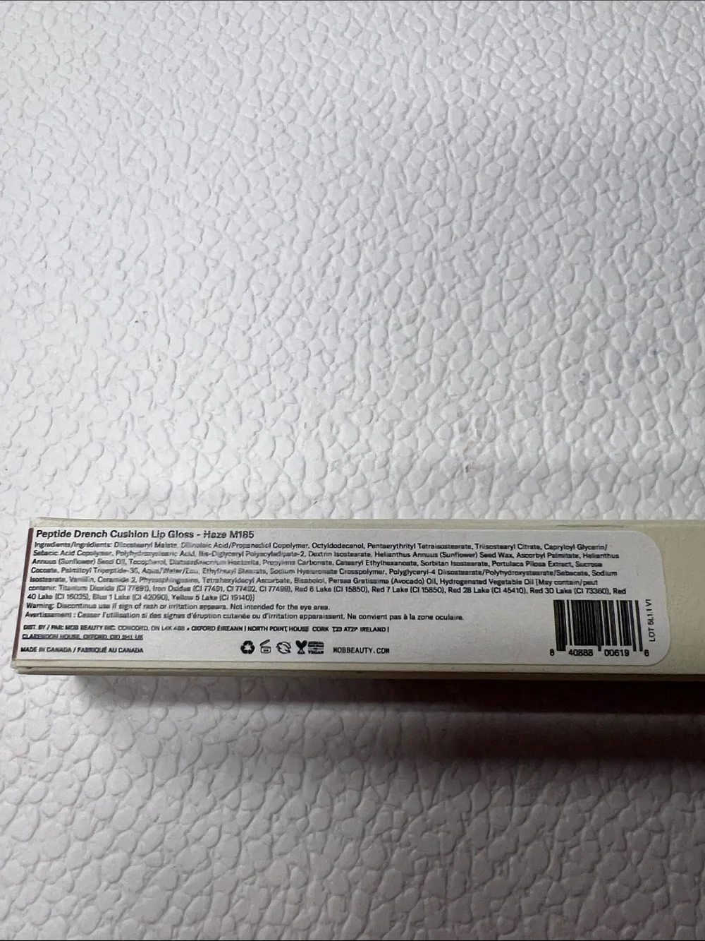MOB Beauty Peptide Drench Cushion Lip Gloss - Haze M185
